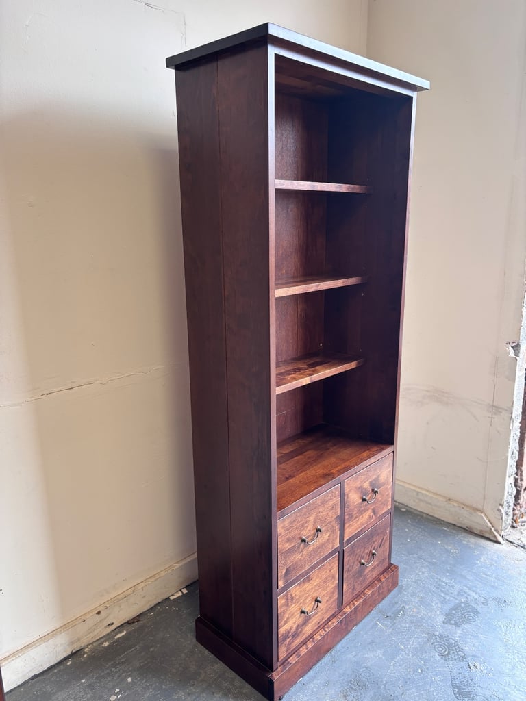 Next chestnut solid wood bookcase ! Excellent condition!