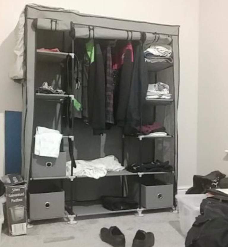 Large canvas wardrobe 