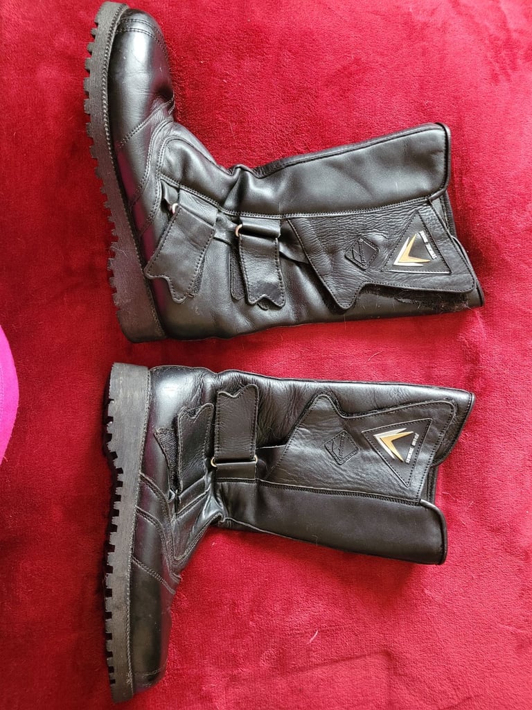image for Ladies Frank Thomas motorbike boots size 6