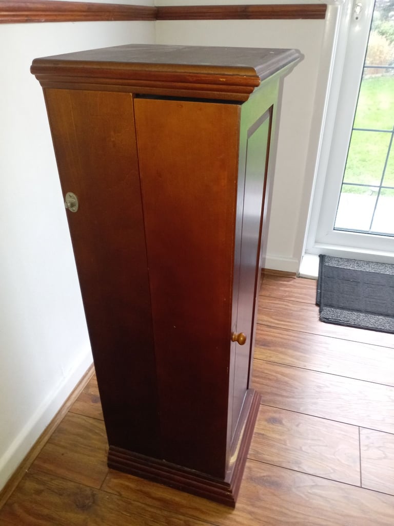 CD dvd wooden storage unit