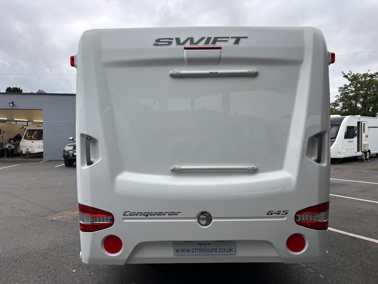 2016 SWIFT CONQUEROR 645, ISLAND BED, TALL FRIDGE, ALDE, SOLAR