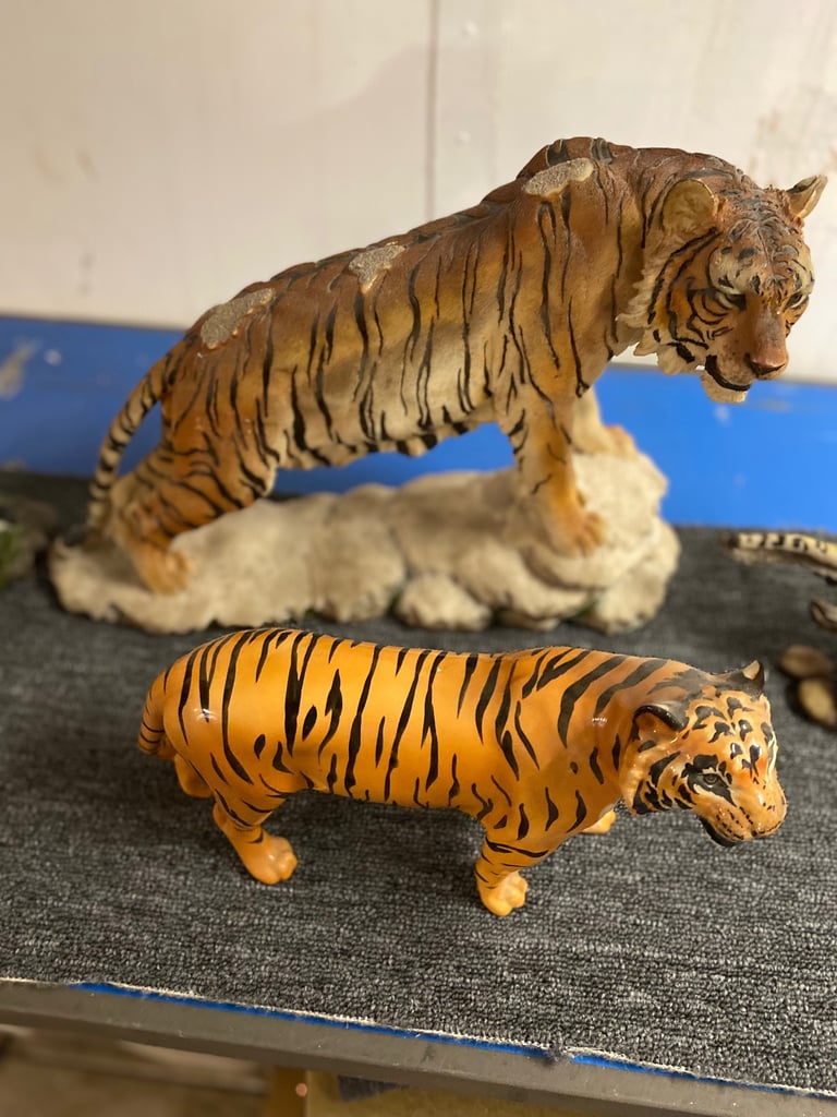 Job lot Tiger oranments 