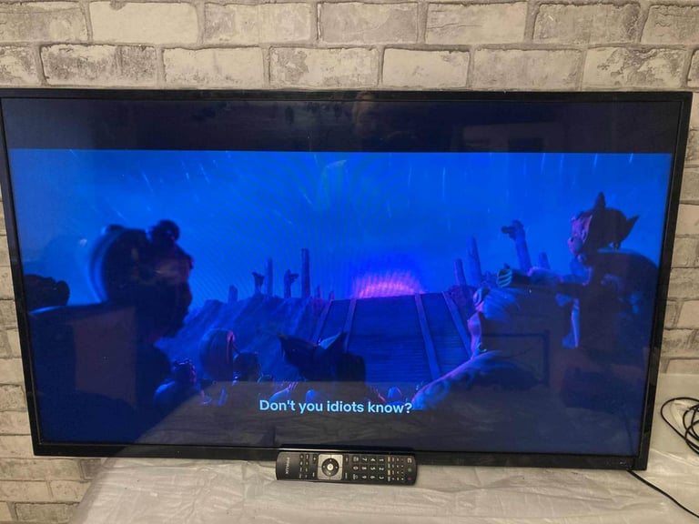 image for polaroid 49" full hd smart led tv with remote (p49fp0118a) (can be posted)