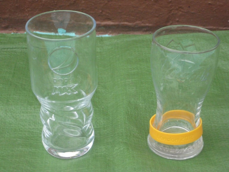 London 2012 Olympics Glass with Wristband & Pepsi Max Branded Glass for £3.00 Each