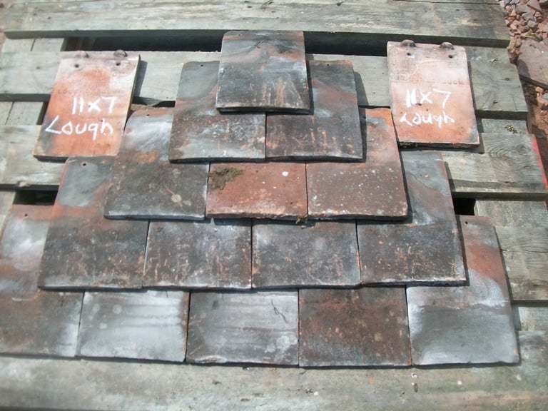 Rosemary roof tiles   50p each     slates chimney pots ridges etc 