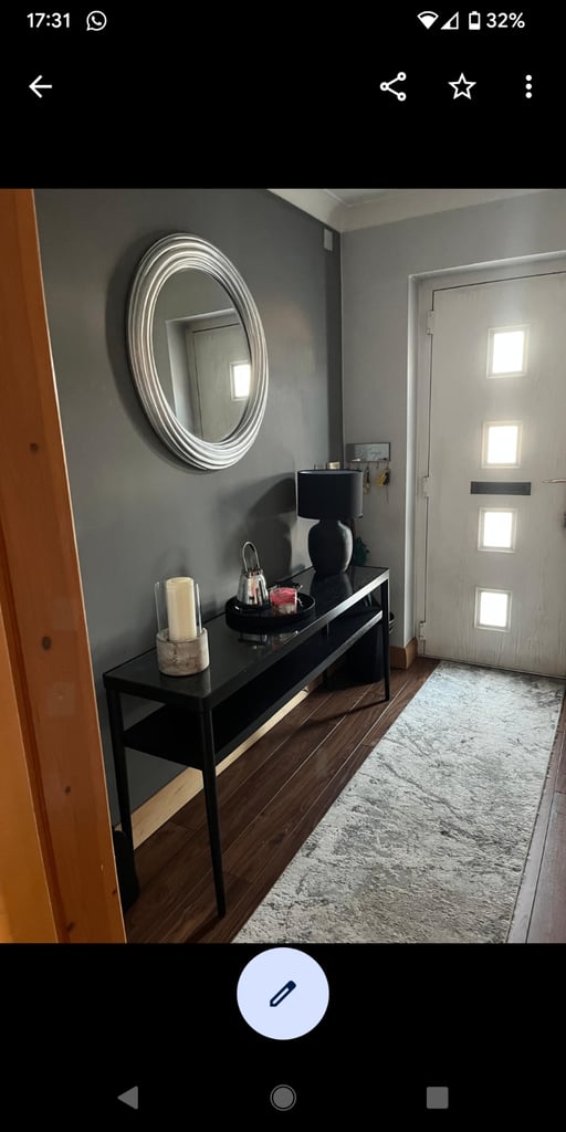 image for IKEA console table 