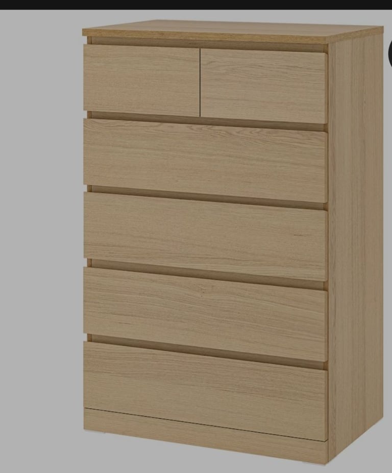 Ikea malm chest of 6 drawers