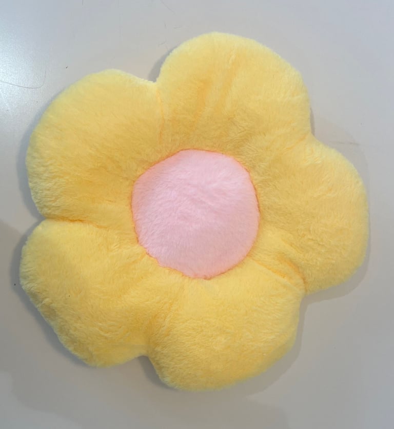 image for BRAND NEW Yellow Flower Cushion