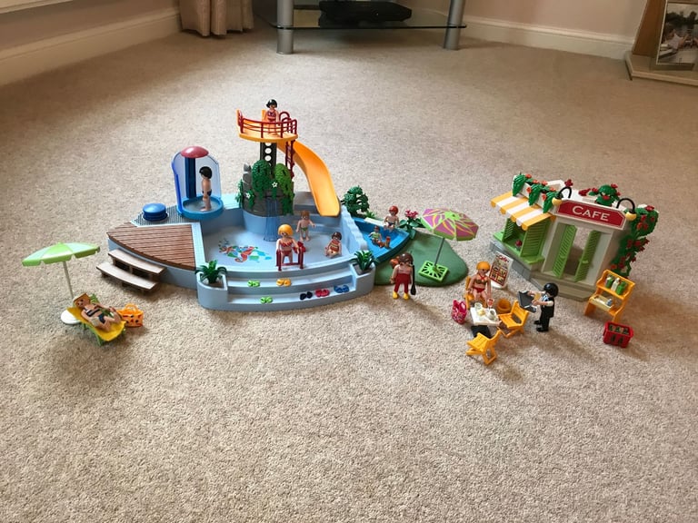 image for Playmobil Swimming Pool & Cafe