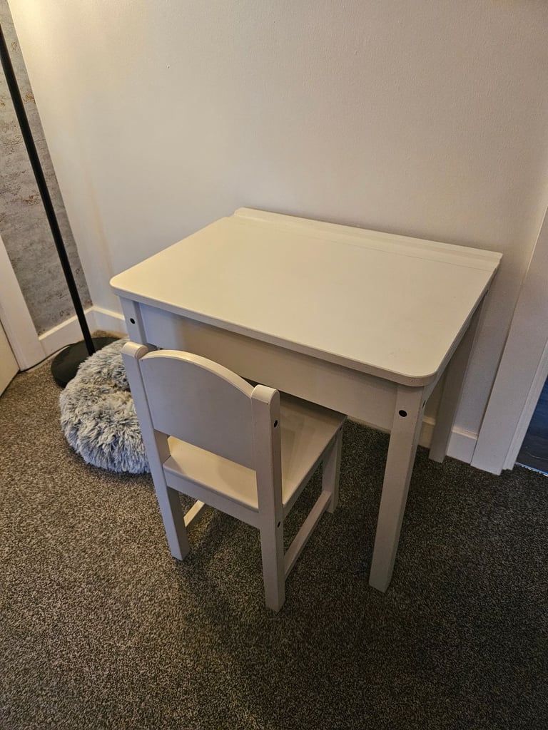 image for Children's desk, chair & toybox