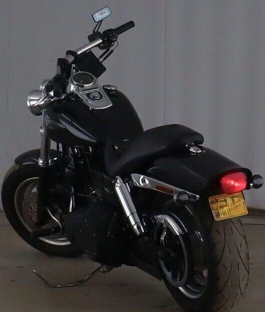 2014 14 HARLEY DAVIDSON FAT BOB FXDF [Phone number removed]DYNA BLACK CUSTOM CHOPPER
