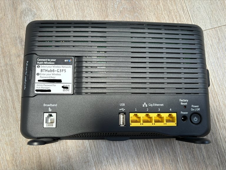 BT Smart Hub Type A Home Wireless Broadband Internet Router WIFI