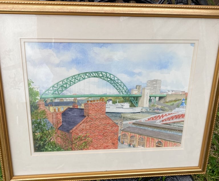 Tyne bridge painting