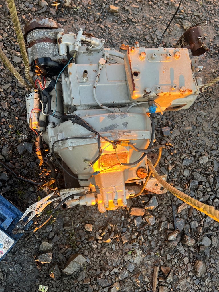 image for Yanmar ysb12g single cylinder diesel marine engine and reduction, reverse gearbox 