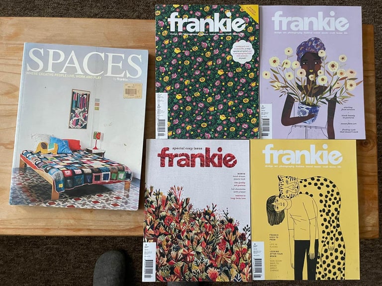 Frankie lifestyle magazines x5