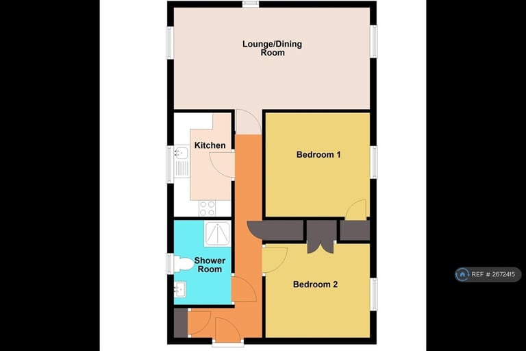 2 bedroom flat in Whitworth House, Newport, NP20 (2 bed) (#2672415)