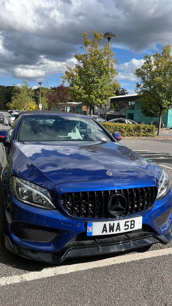 Registration plate AWA 5B