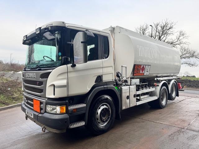 2013 13 Scania P320 6x2 Tasca Alloy 19,000ltr 4 compartment fuel tanker POA