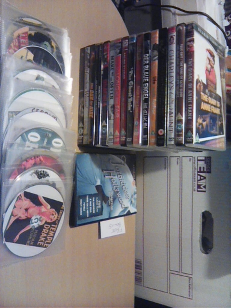 £10 OFF + NEW INFO! DVD Job Lot #3 Classic Movies x20 in cases + 33 in sleeves + FREE BONUSES