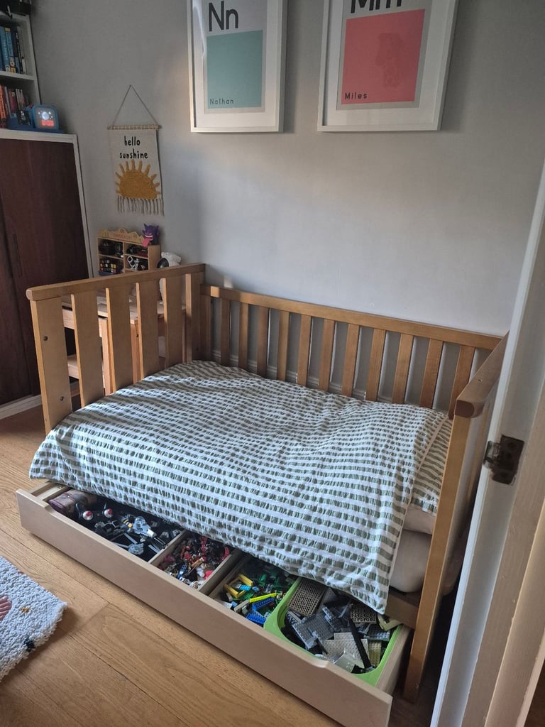 Free - Kids Cot Bed with storage - collection from N4 only