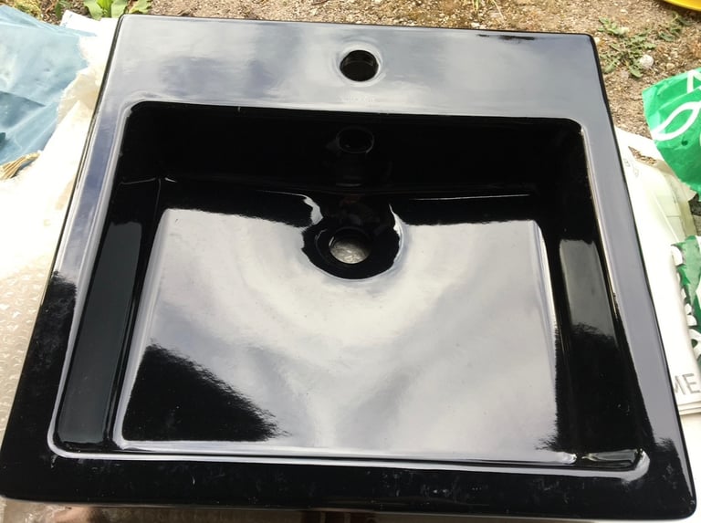 Duravit Vero Black Countertop Basin