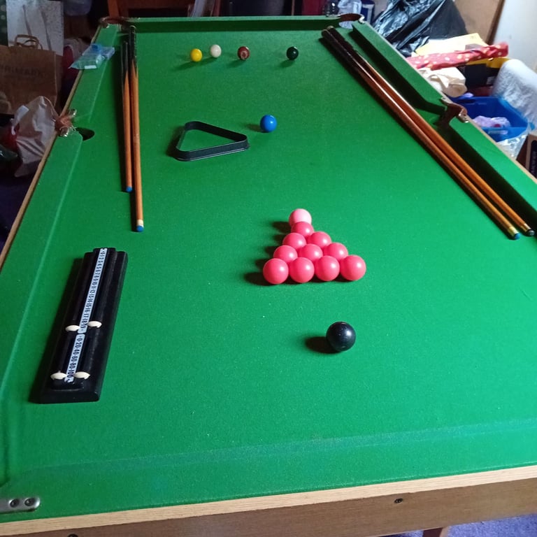 image for 3ft x 6ft snooker table