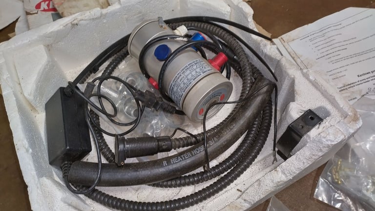 kenlowe 12v 24v engine interior preheater warmer winter 2kw 3kw van vw splitty 240v boat free post