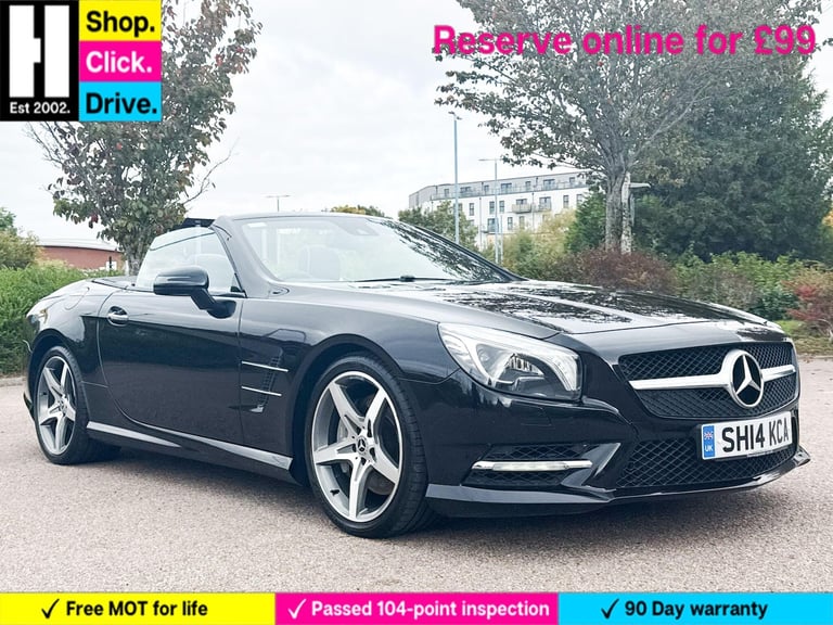 2014 Mercedes-Benz SL 4.7 SL500 V8 BlueEfficiency Convertible 2dr Petrol G-Tronic Euro 5 (s/s) (4...