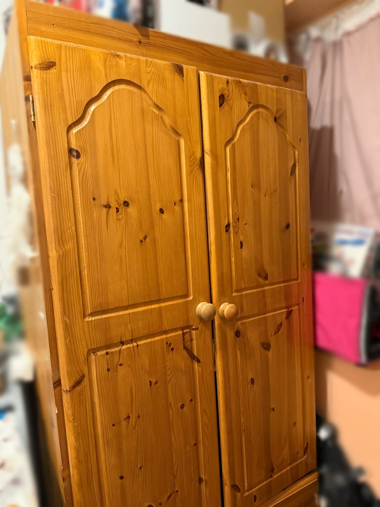 image for Two Solid Wood Wardrobe for sale