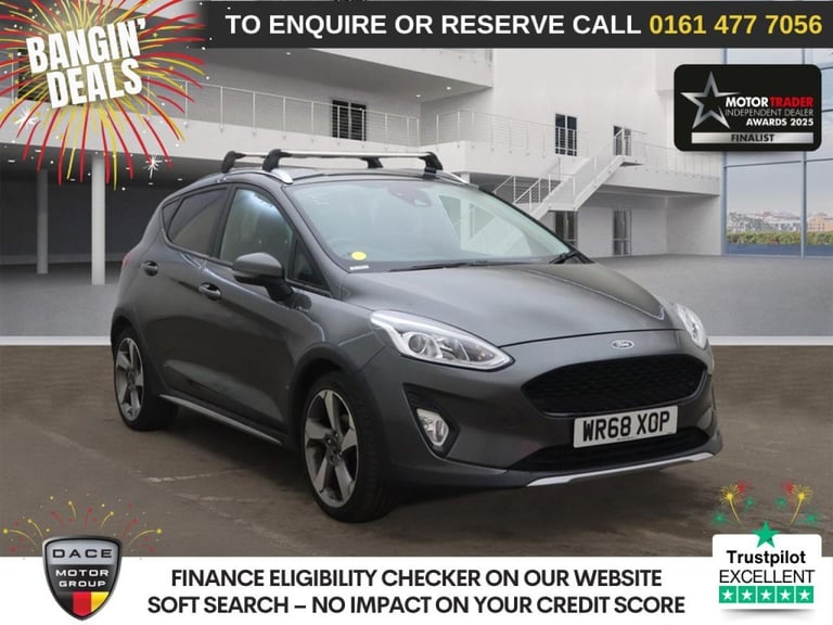 image for 2018 Ford Fiesta 1.0T EcoBoost Active X Hatchback 5dr Petrol Manual Euro 6 (s/s) (125 ps) Hatchba...