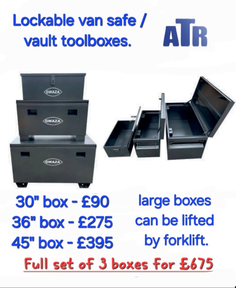Aluminium Checker Plate toolboxes suit lorries trucks Trailers tractor recovery straps & parts