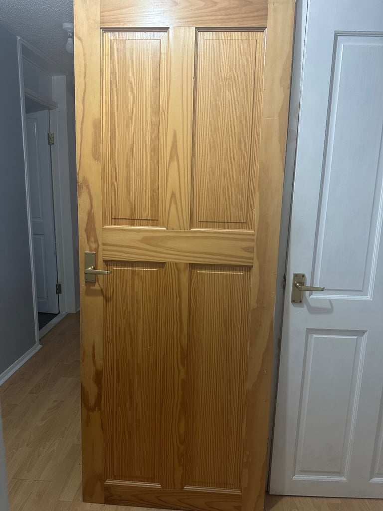 image for Brown internal Door with handles 