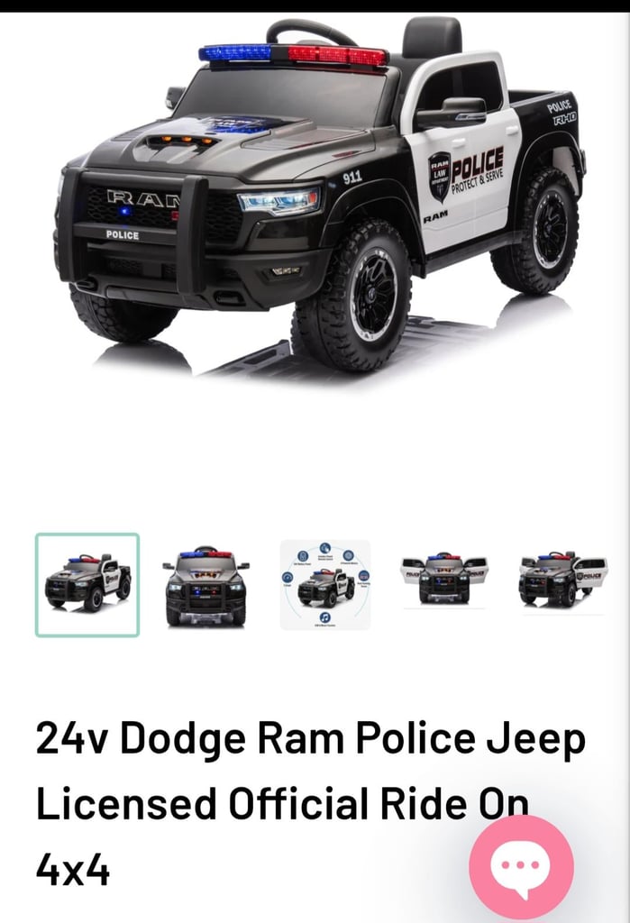 WANTED ( 1 or 2 ) 24V POLICE ELECTRIC RIDE ON CARS