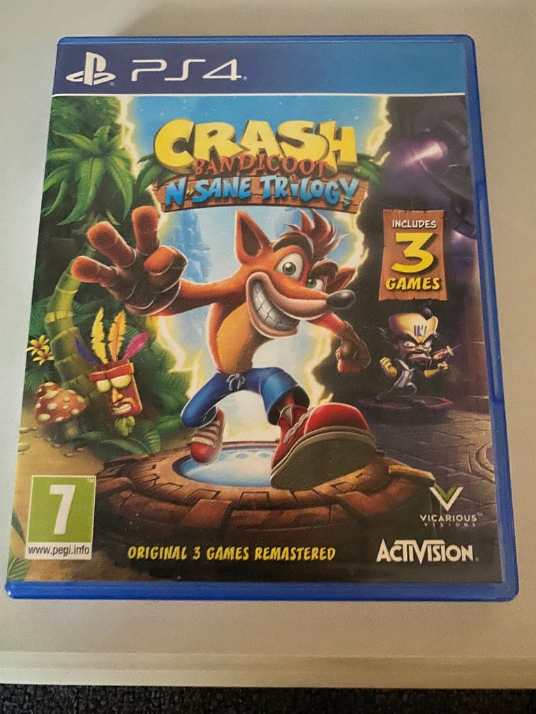 PS4 with 3 games, 1 wireless controller and docking station/charger for controller