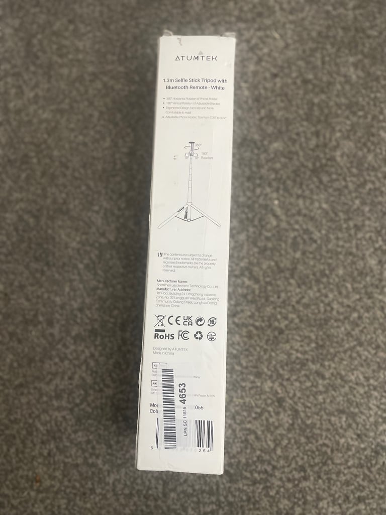 Selfie Stick Tripod with Bluetooth Remote