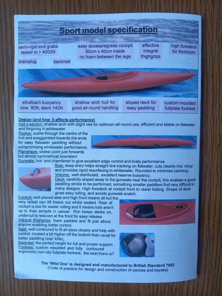 Wild Things Wild One Kayak