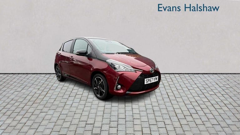 2017 Toyota Yaris 1.5 VVT-i Blue Bi-tone 5dr HATCHBACK PETROL Manual