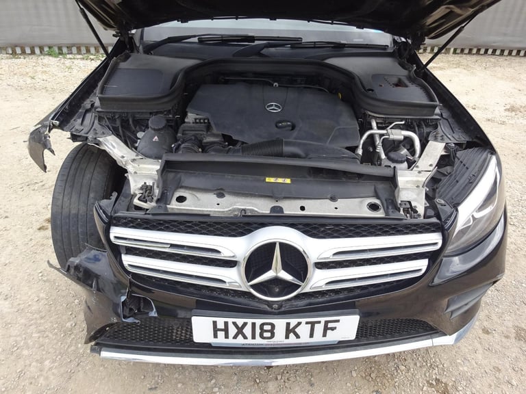 2018 18 REG MERCEDES GLC 250 D 4MATIC AMG PREMIUM+ DIESEL AUTO DAMAGED SALVAGE