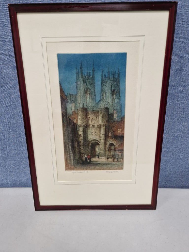 Signed limited edition York- Bootham Bar