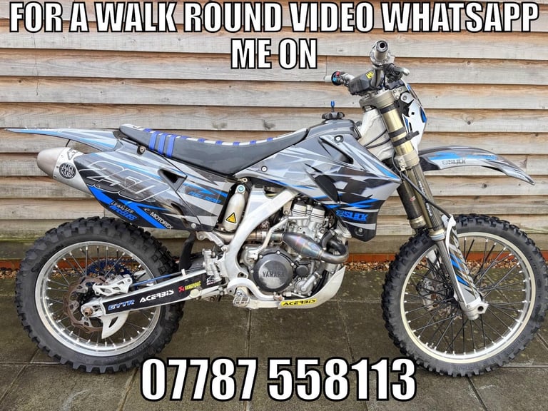 2008 / 08 Yamaha WR250F £2750 Blue 7595 miles.