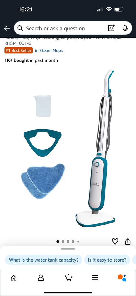 image for Russell Hobbs steam mop 