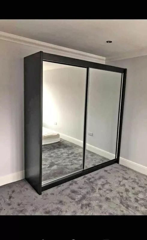 SALE 50% OFF- Brand New 3/2 Doors Sliding Wardrobe High Gloss or Matte Finish with Mirrors