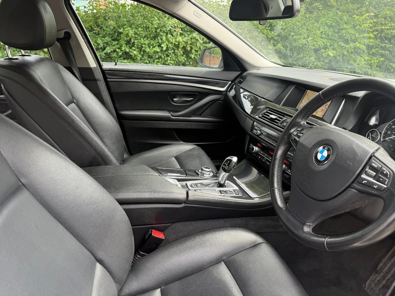 ✿2015/65 BMW 5 Series 520d [190] SE 4dr Step Auto, White ✿FSH ✿ONE OWNER✿