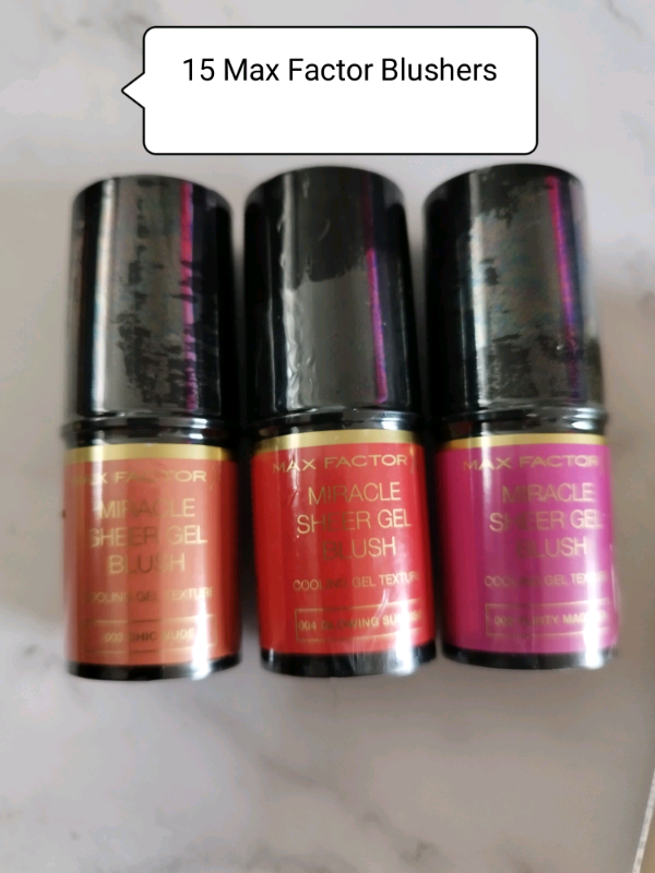 Brand New Max factor miracle Sheer gel Blushers RRP £7.99 each 