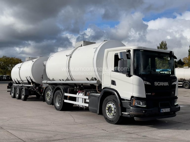 image for 2020 (70) SCANIA P450 XT 6X2 MILK TANKER DRAWBAR OUTFIT