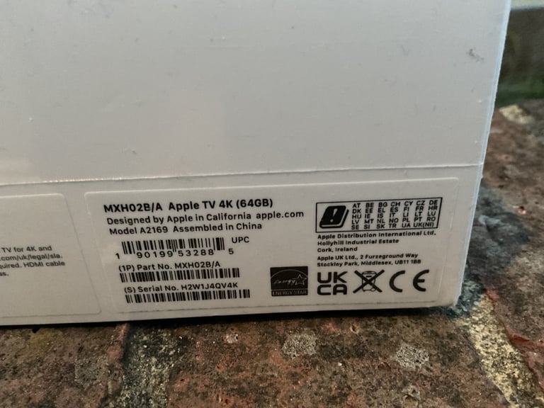 Apple TV 4K (3rd Generation) 64GB MXH02B/A New - Sealed