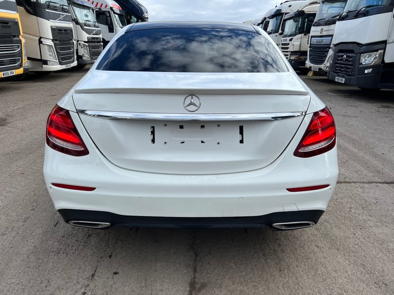 2018 MERCEDES BENZ E CLASS AMG LINE 2.0 DIESEL WHITE AUTO DAMAGED SALVAGE CAT N 