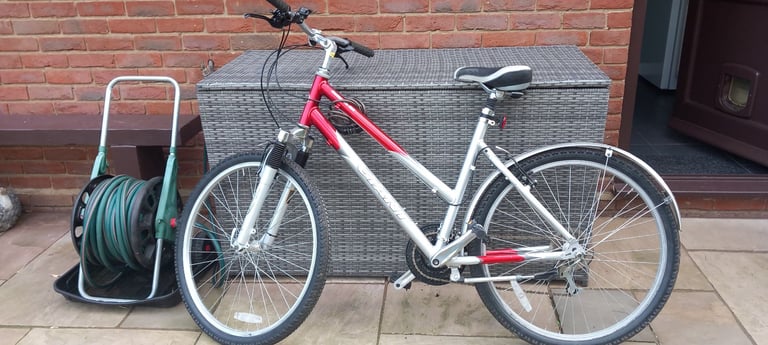 image for Red/silver ladies/girls bicycle 