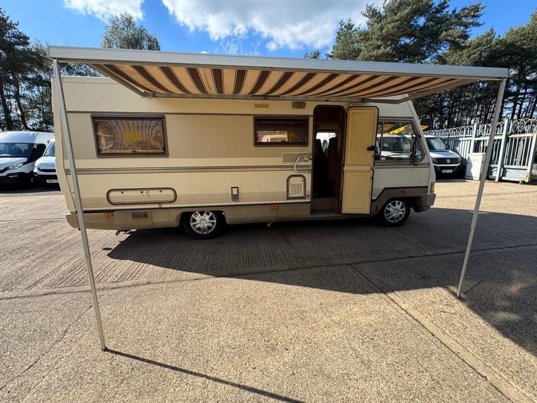 1989 Fiat Ducato Turbo Diesel FFB Dethleffs Classic 660 LHD Motorhome Campervan