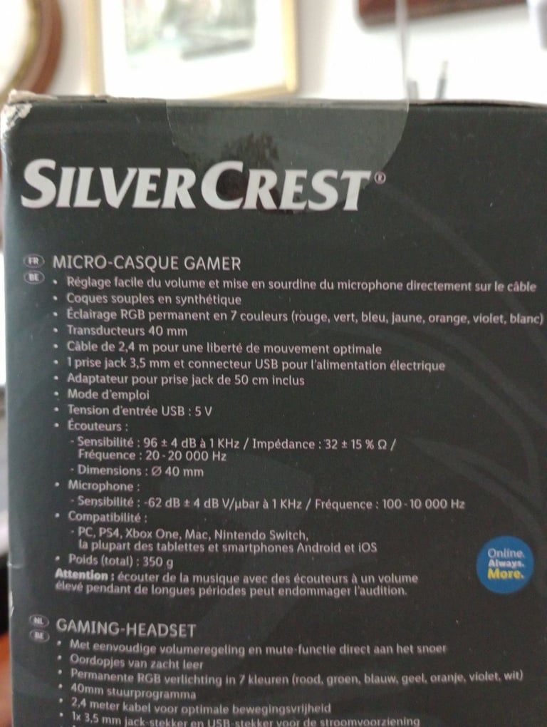 BRAND NEW GAMING HEADSET.